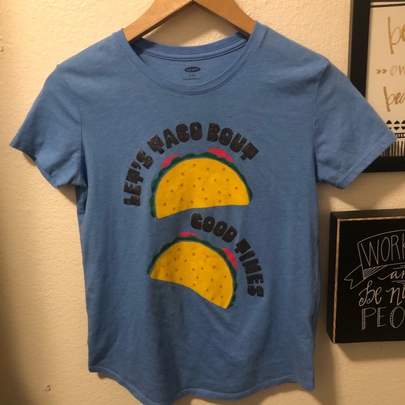 old navy taco shirt